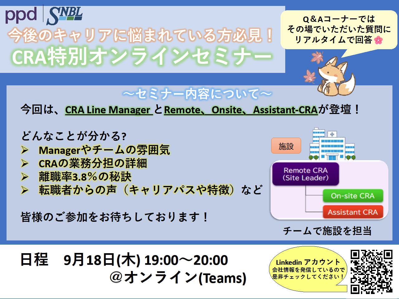 株式会社新日本科学PPDのイメージ画像