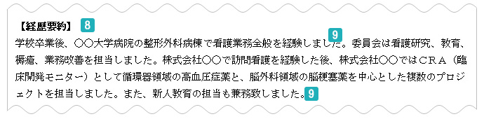 経歴要約