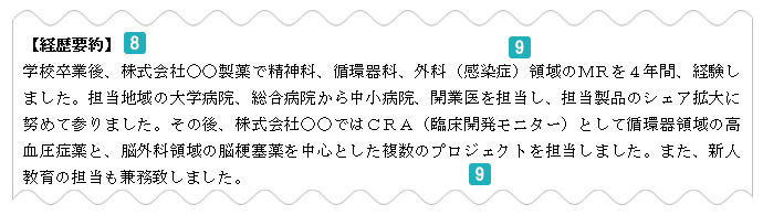 経歴要約